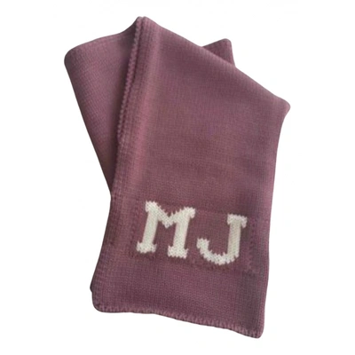 Pre-owned Marc Jacobs Wool Scarf In Pink
