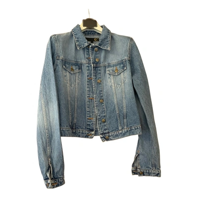 Pre-owned Just Cavalli Jacket In Blue