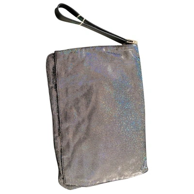 Pre-owned Vanessa Bruno Clutch Bag In Silver