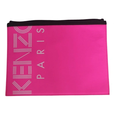 Pre-owned Kenzo Clutch Bag In Pink