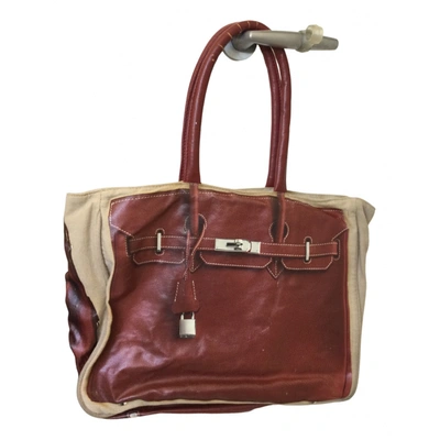 Pre-owned Pomikaki Handbag In Burgundy