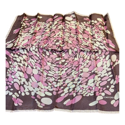 Pre-owned Tom Ford Silk Scarf & Pocket Square In Multicolour