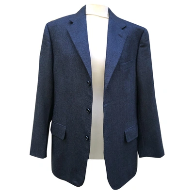 Pre-owned Cantarelli Wool Vest In Blue