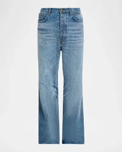 424 90s Traxedo Straight-leg Jeans In Blue