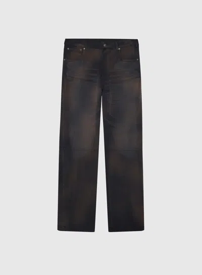 424 Academy Leather Sweat Black