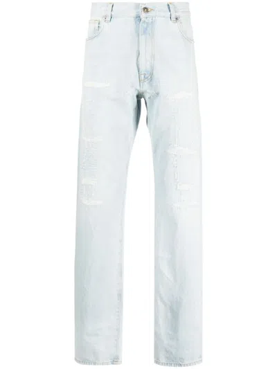 424 Baggy Denim Jeans In Clear Blue
