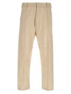 424 Trousers With Pleats At The Front In Beige