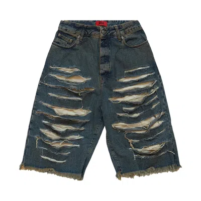 Pre-owned 424 Big Daddy Denim Shorts 'blue' | Men's Size 50