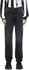 424 Black Baggy-fit Jeans In Black