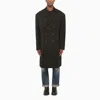 424 Double-breasted Oversize Coat In Black