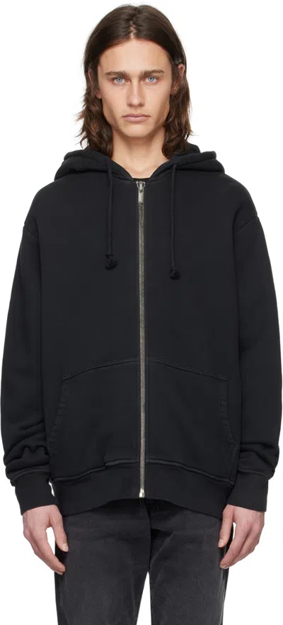 424 Black Zip Hoodie