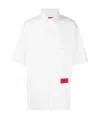 424 Button Down Flap Pocket Shirt In White