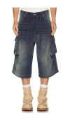 424 Camo Bermudas In Blue