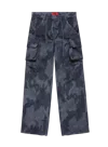 424 Camo Cargo Pants Black In Multi