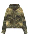 424 Camouflage-pattern Cropped Jacket