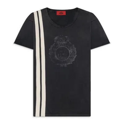 424 Capped Thermal Tee Black Black In M