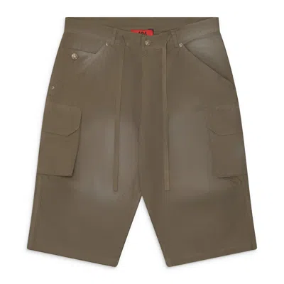 424 Straight-leg Cotton-poplin Cargo Shorts In Green