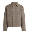 424 Cotton-blend Check Chore Jacket