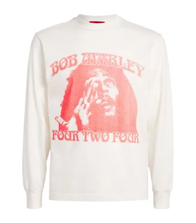 424 Cotton Bob Marley T-shirt In Multi
