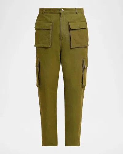 424 Cotton Cargo Pants In Green