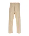 424 Trousers With Pleats At The Front In Nude