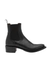 424 Cowboy Boots In Black In Multi