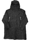 424 Crease-effect "black" Raincoat In Black