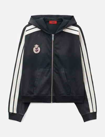 424 Crest Hoodie In Black