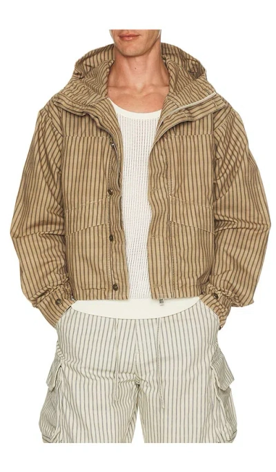 424 Cropped Parka In Brown