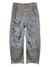 424 Daddy Distressed Jeans In Gray