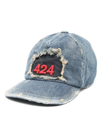 424 Denim Baseball Cap
