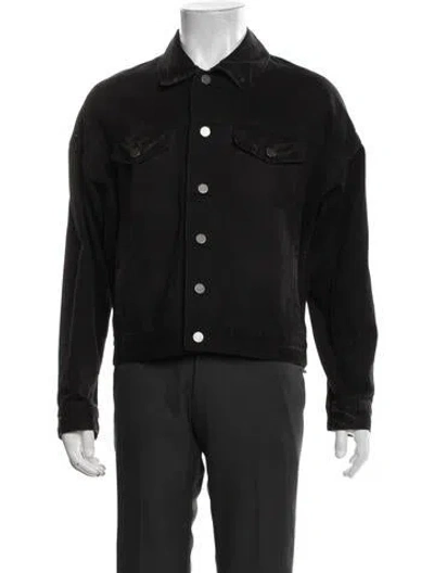 Pre-owned 424 Denim Jacket In Black