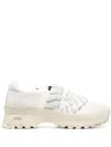 424 Distressed Chunky Sneakers In White