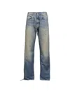 424 Distressed Straight-leg Jeans In Multi
