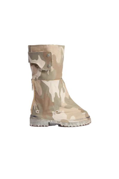 424 Dragon Rider Boots Sage Camo/stone Washed Beige