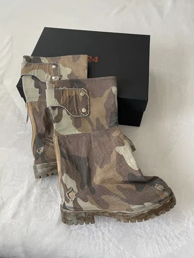 Pre-owned 424 Dragon Rider Reno Camo Size 10 Shoes In Multi