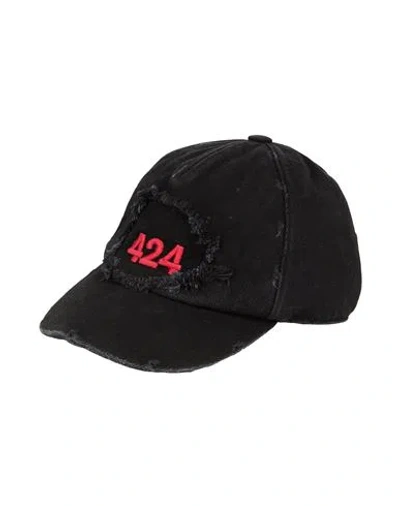 424 Fourtwofour Man Hat Black Size Onesize Cotton