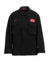 424 Fourtwofour Man Jacket Black Size L Polyamide In Black