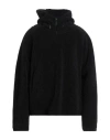 424 Fourtwofour Man Jacket Black Size Xl Polyester, Virgin Wool In Black
