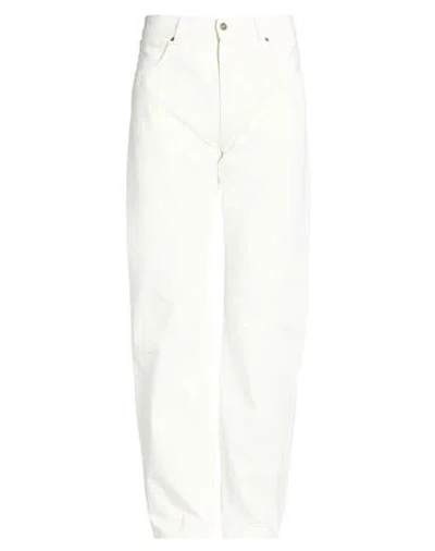 424 Fourtwofour Man Jeans White Size 34 Cotton