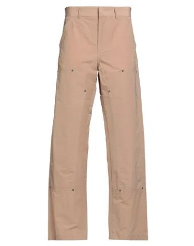 424 Fourtwofour Man Pants Sand Size 32 Polyester, Cotton In Neutral