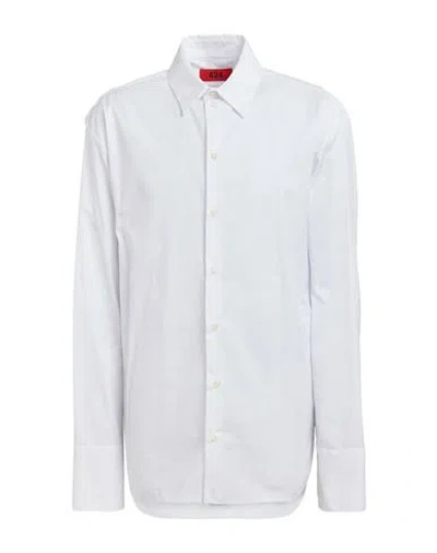 424 Fourtwofour Man Shirt White Size M Cotton, Polyester