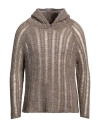 424 Fourtwofour Man Sweater Khaki Size L Alpaca Wool, Recycled Polyester In Beige