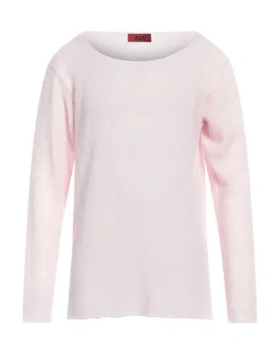 424 Fourtwofour Man Sweater Light Pink Size L Alpaca Wool, Polyamide