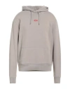 424 Fourtwofour Man Sweatshirt Grey Size Xxl Cotton, Elastane