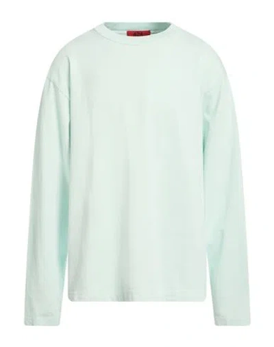 424 Fourtwofour Man Sweatshirt Turquoise Size Xxl Cotton In Blue