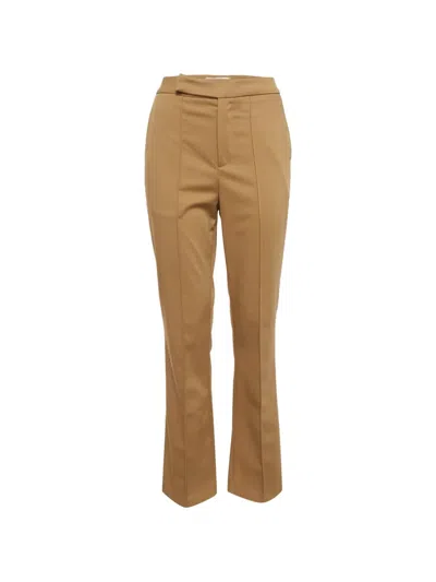Pre-owned 424 Gabardine Flared Trousers In Neutral