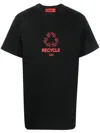 424 Graphic-logo-print T-shirt In Black