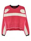 424 Graphic-print Sweatshirt In Pink