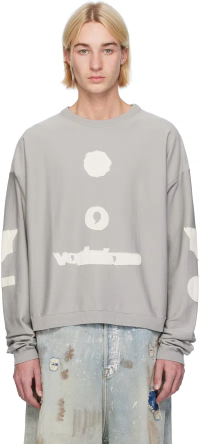 424 Gray Soccer Sweatshirt